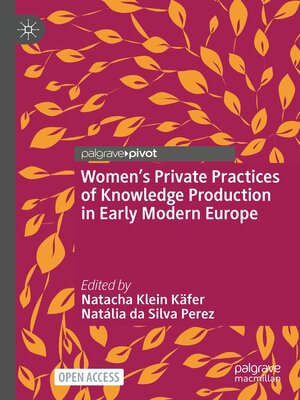 cover image of Women's Private Practices of Knowledge Production in Early Modern Europe